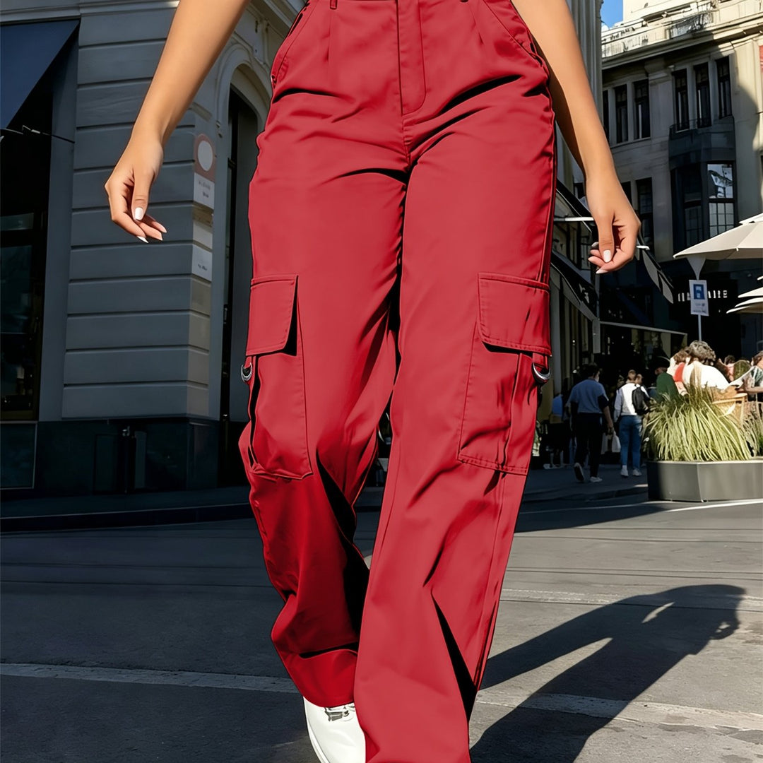Sabine | High-Waisted Cargo Pants