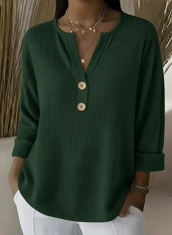 Susanna | Relaxed Henley Top