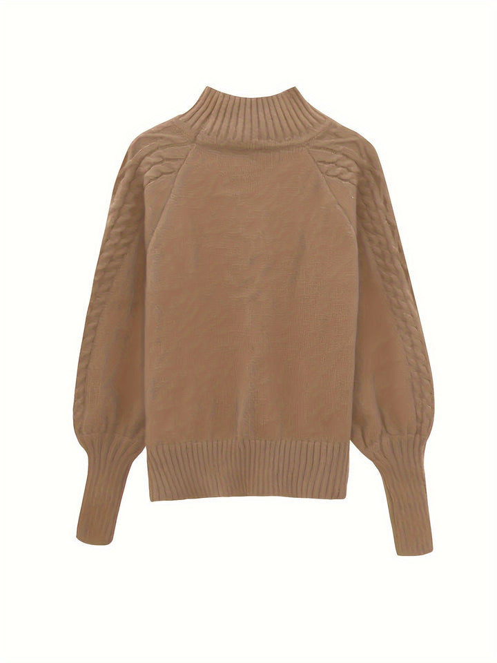 Adelia | Textured Cable-Knit Sweater