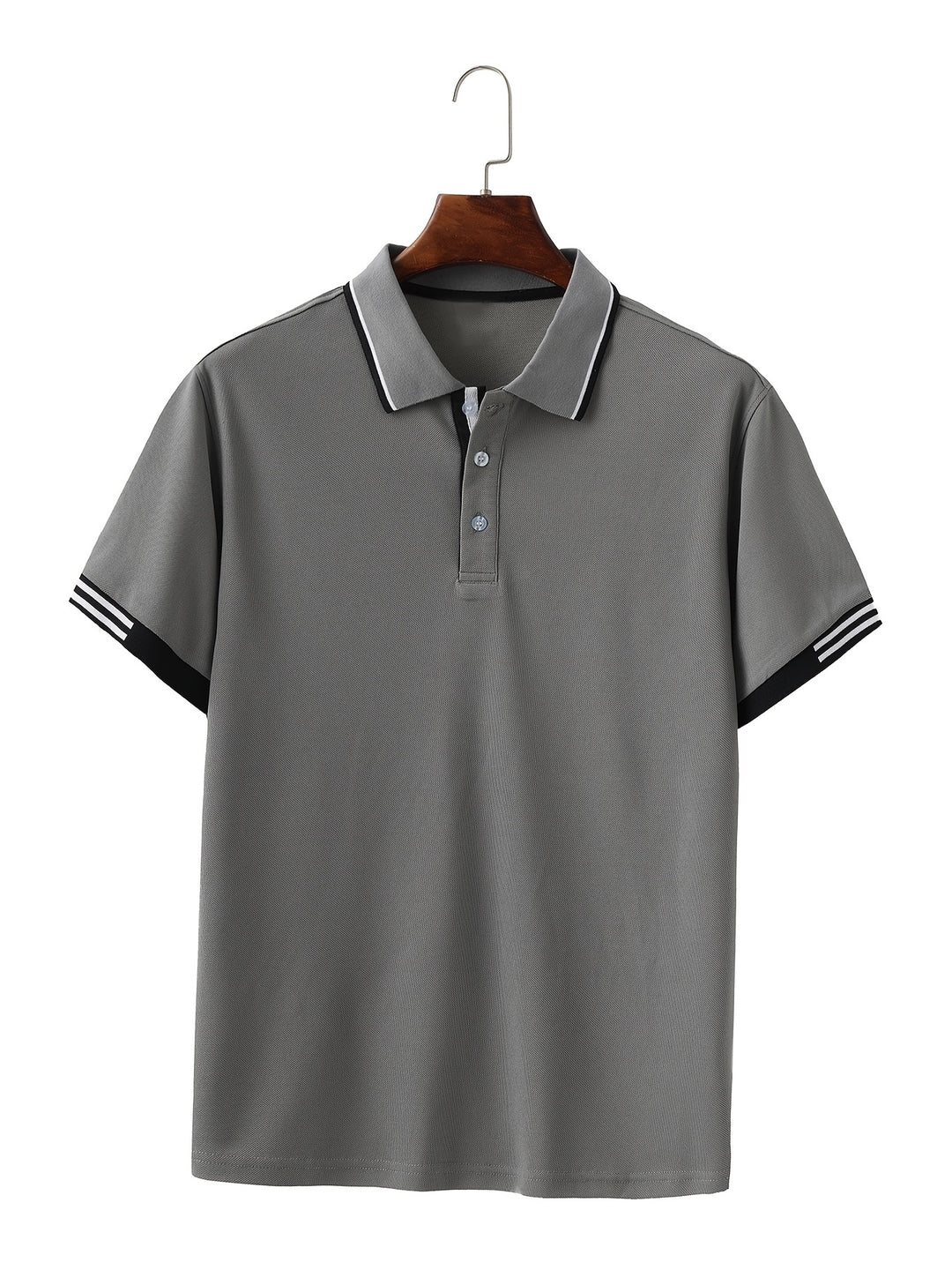 Shane | Men's Contrast Tipped Pique Polo Shirt