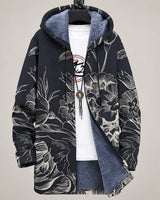 Preston | Botanical Sketch Hooded Jacket