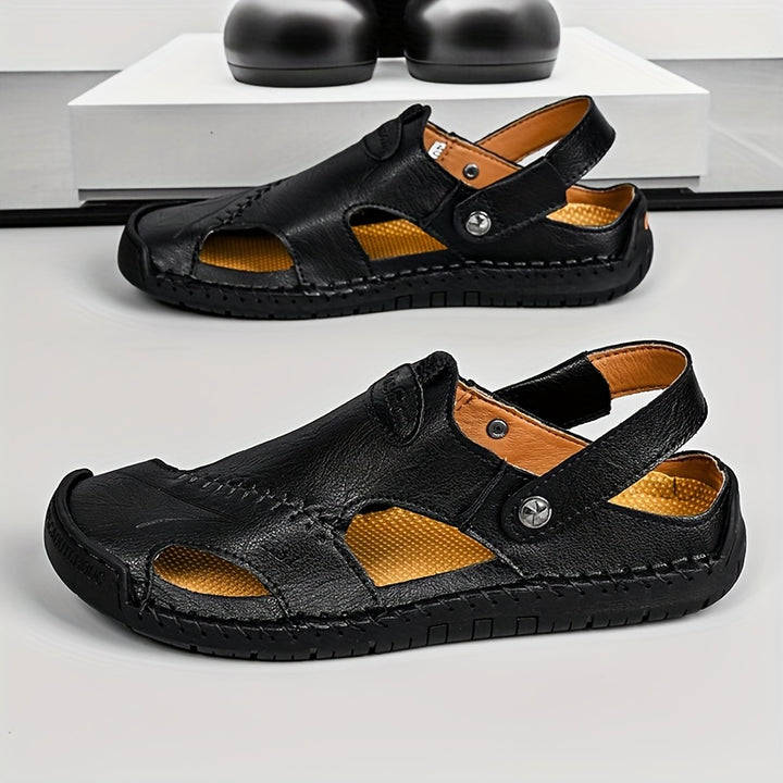 Ferran | Men's Hand-Stitched Closed-Toe Sandal