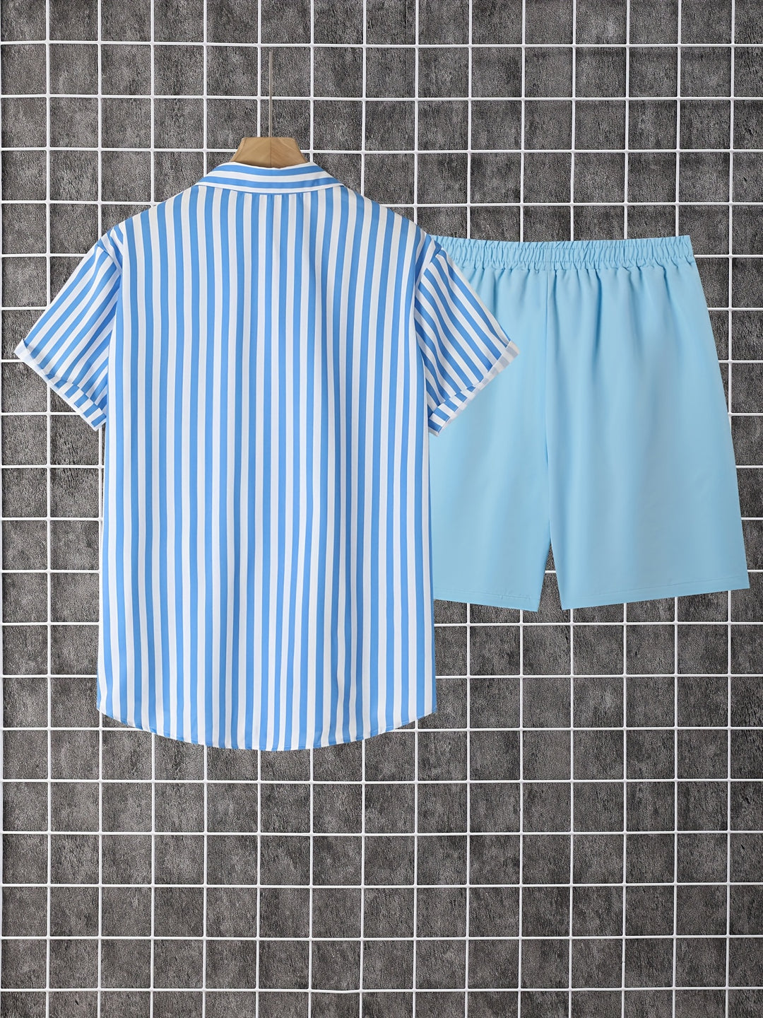 Cabot | Men's Print Short Sleeve Shirt & Shorts Set