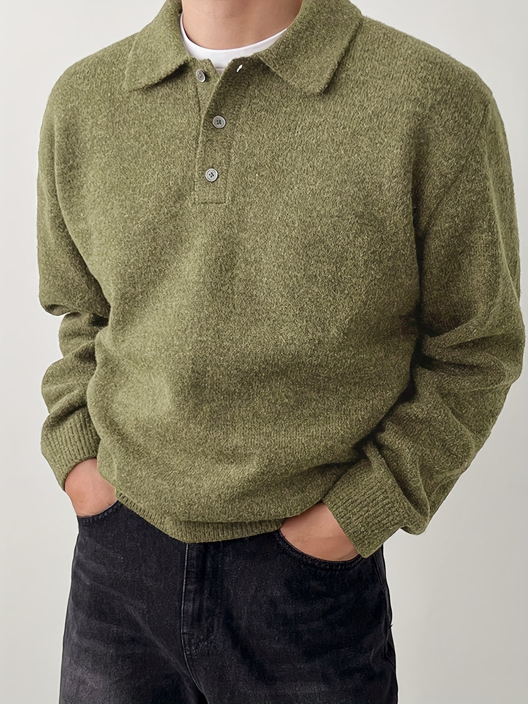 Sullivan | Refined Polo-Collar Sweater