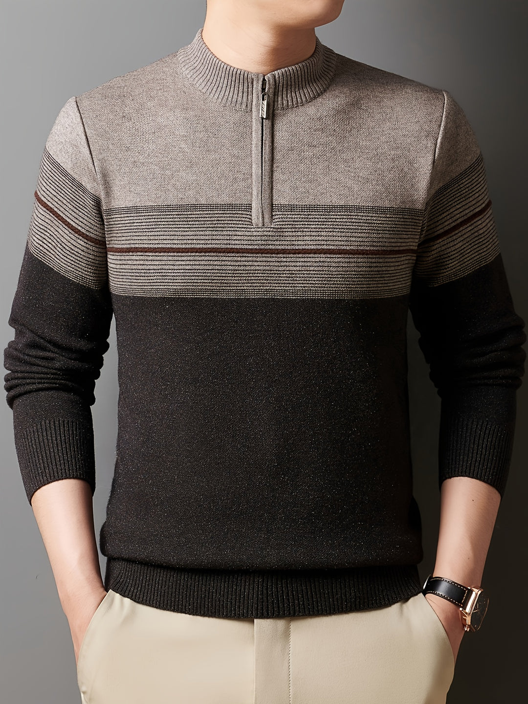 Barrett | Refined Quarter-Zip Sweater
