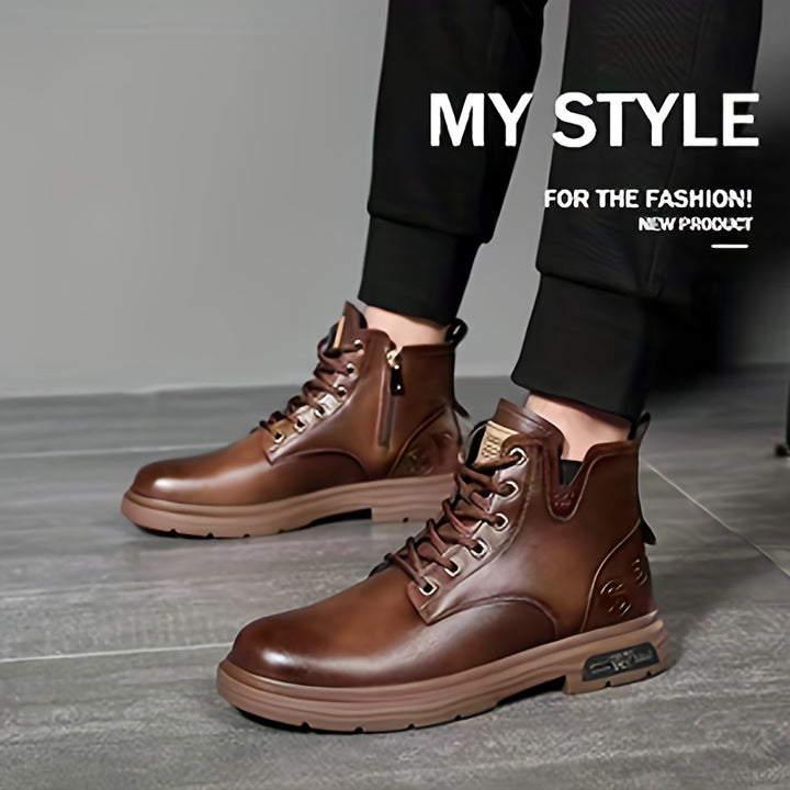 Bennet | Rugged Fleece-Lined High-Top Boots