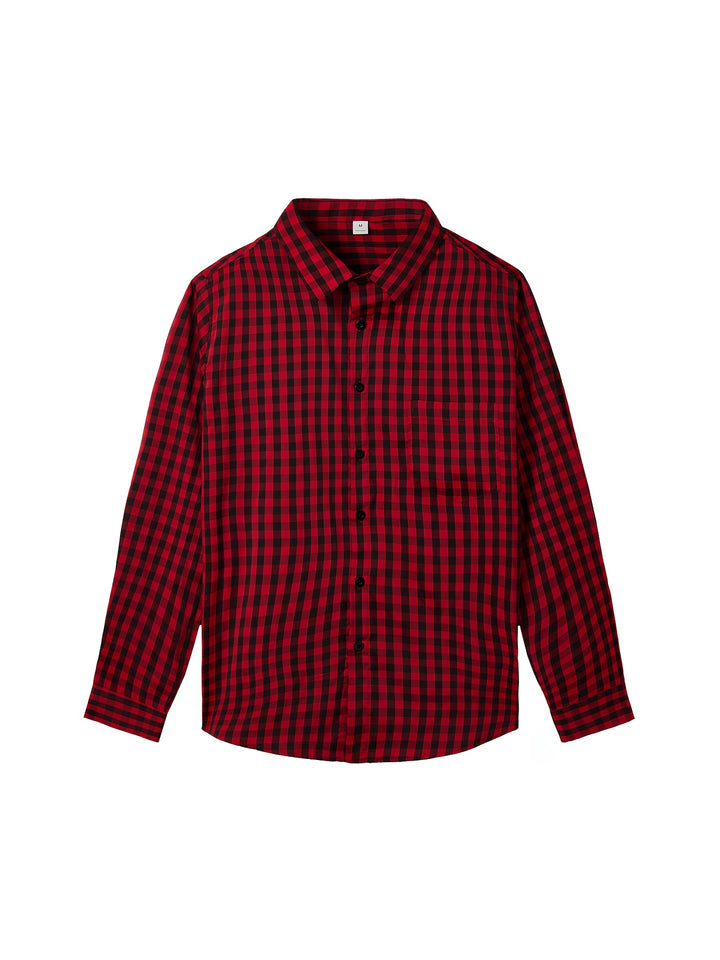 Jonathan | Men's Gingham Check Long Sleeve Shirt