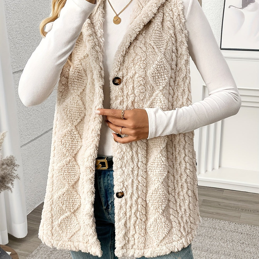 Hazel | Cozy Hooded Vest