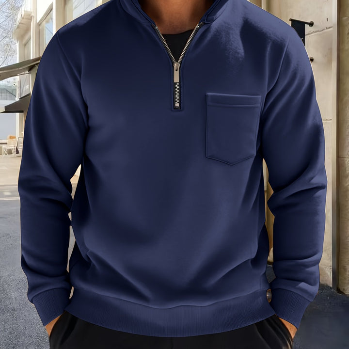 Vaughn | Half-Zip Collared Pullover