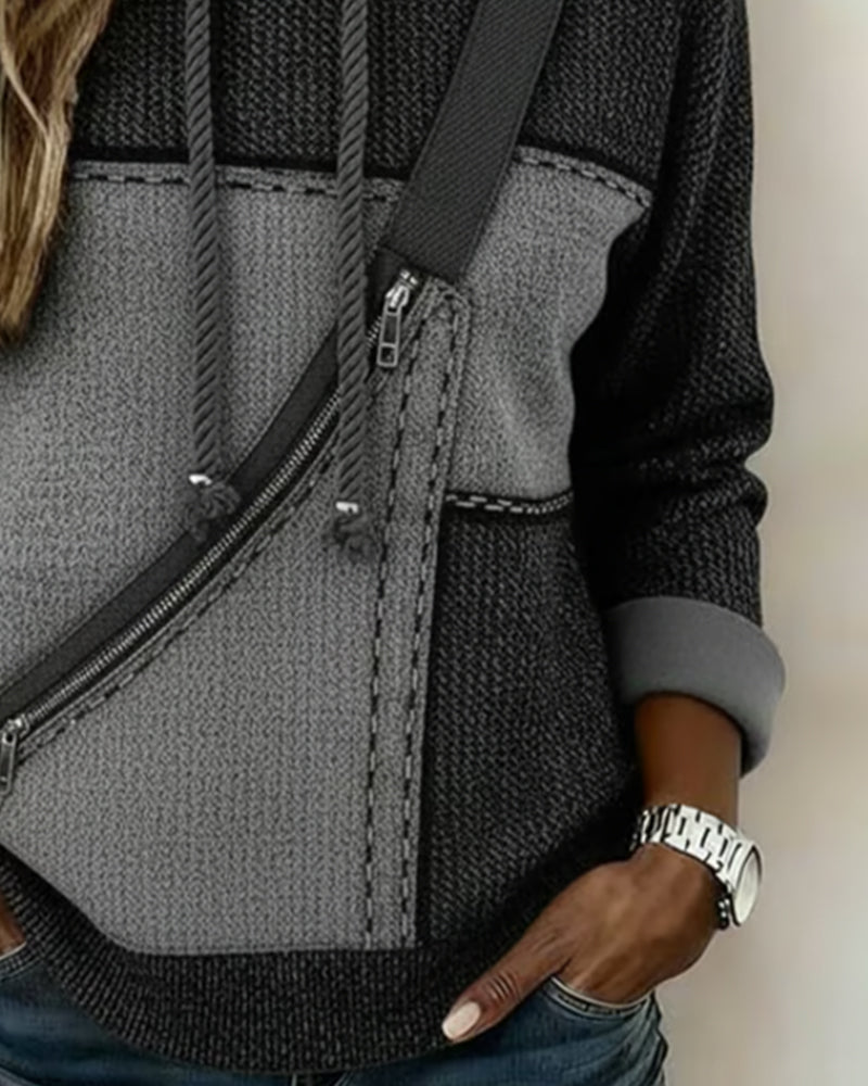 Marlee | Cozy Colorblock Hoodie