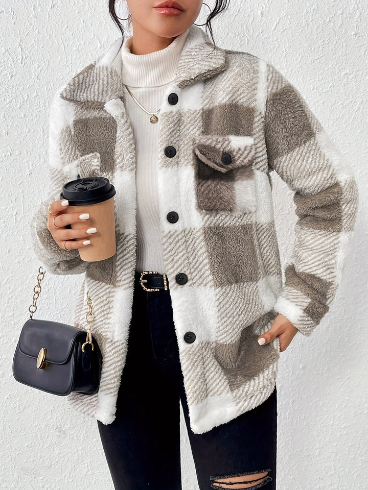 Nora | Cozy Plaid Shacket