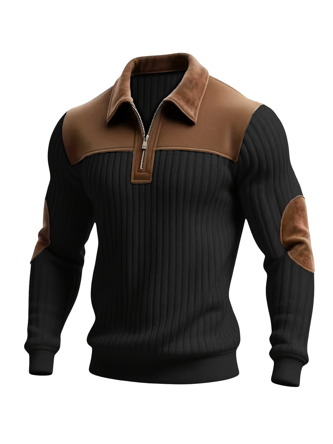 Harrison | Color-Block Quarter-Zip Pullover