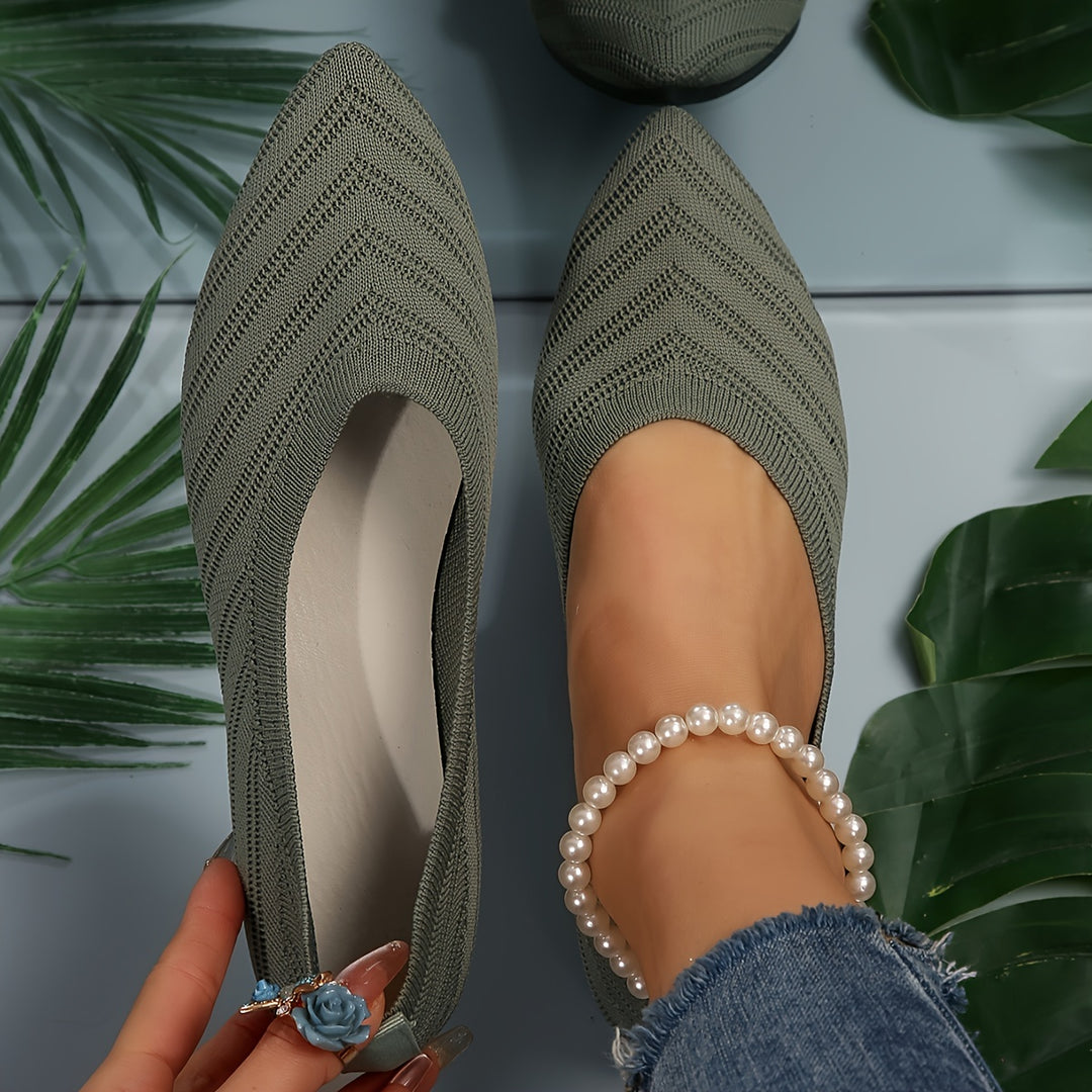 Diane | Pointed-Toe Ballet Flats