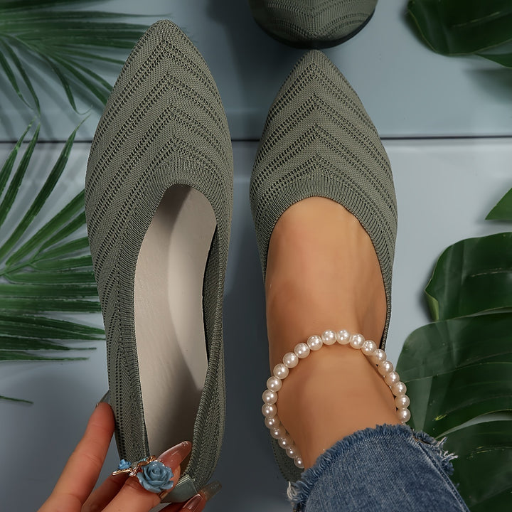 Diane | Pointed-Toe Ballet Flats
