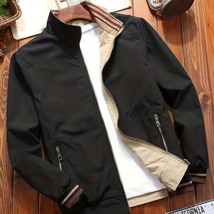 Conrad | Reversible Stand-Collar Bomber Jacket