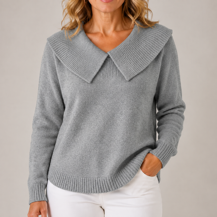 Thalia | Statement Collar Sweater