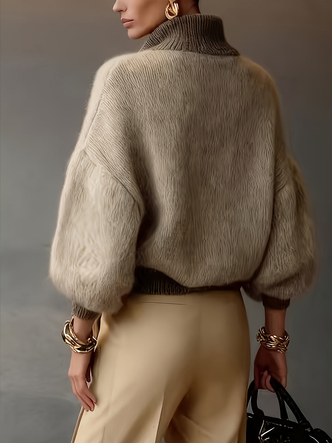 Sylvia | Relaxed Half-Zip Sweater