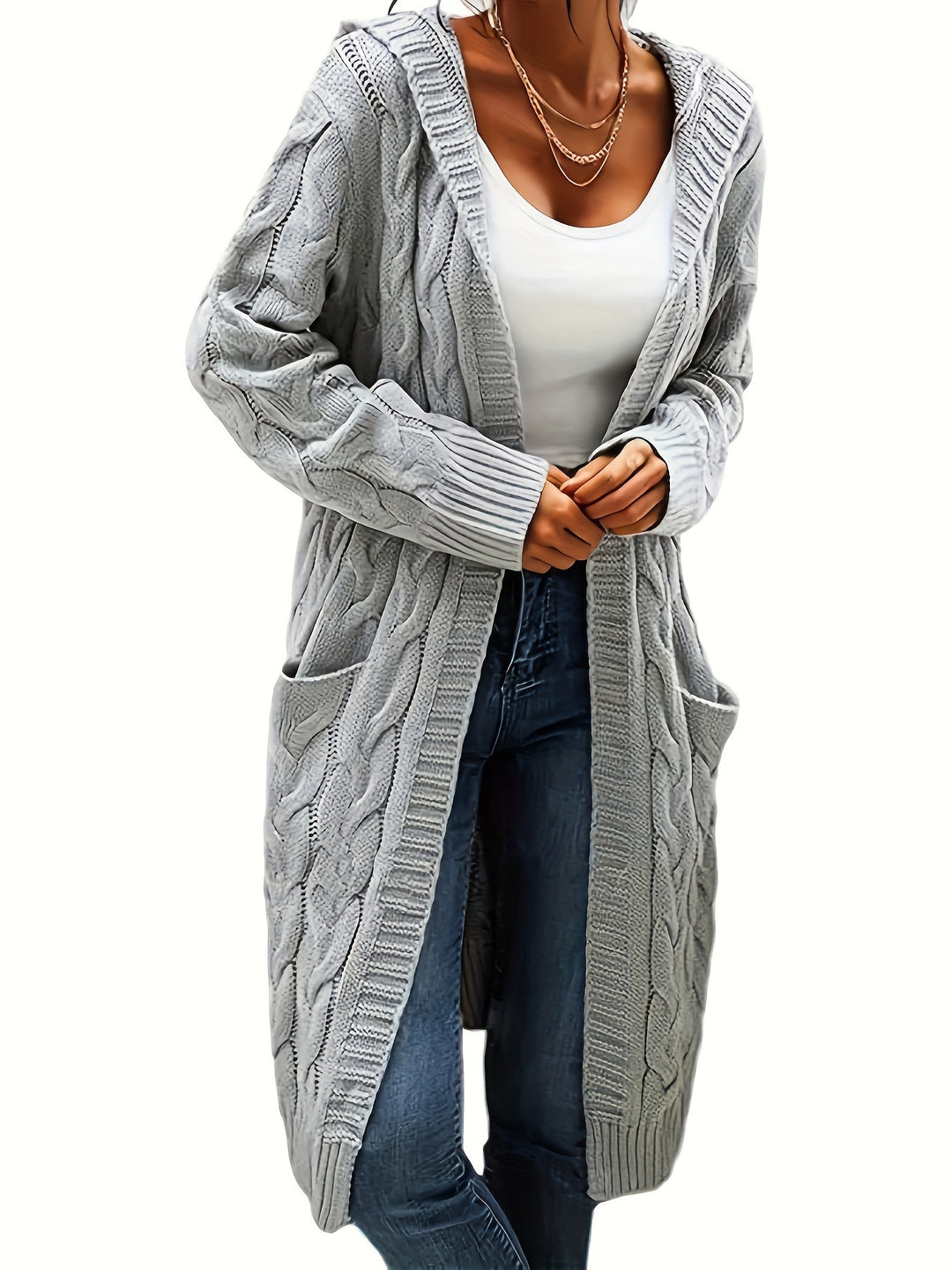 Nadine | Textured Longline Cardigan