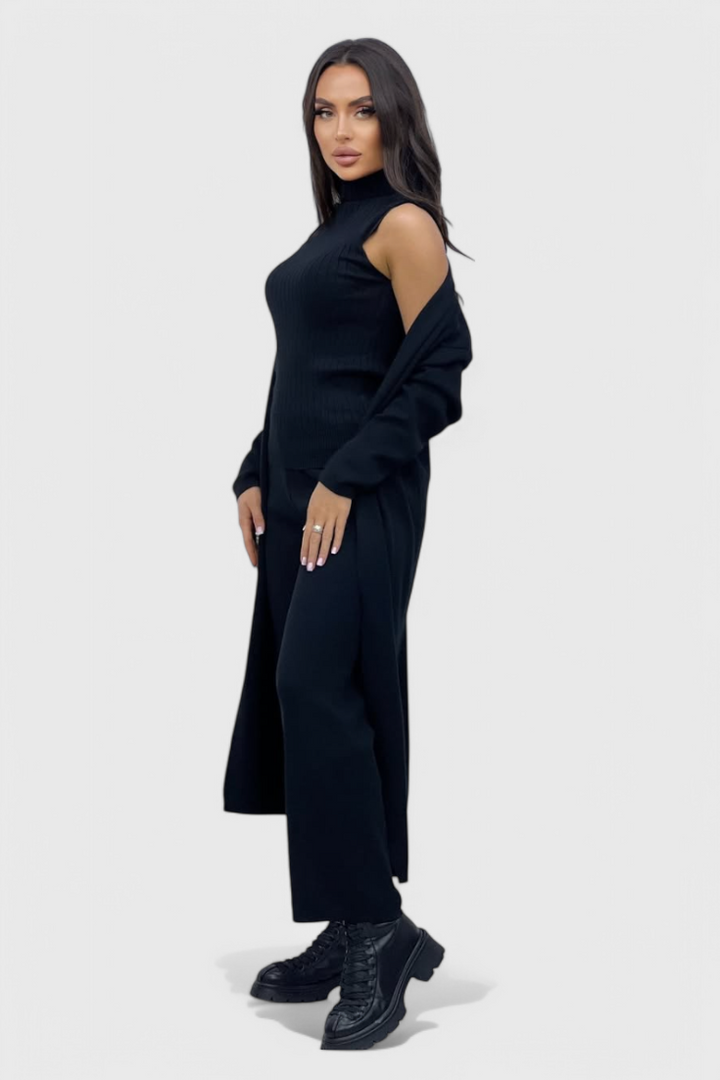 Camille | Refined Three-Piece Knit Set