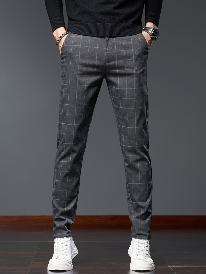 Hugh | Refined Checkered Trousers
