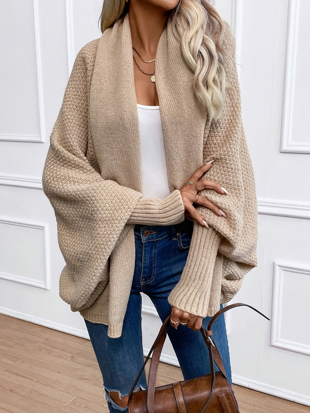 Leona | Draped Batwing Cardigan
