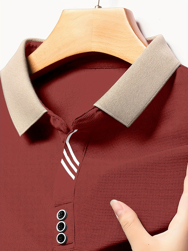 Alden | Refined Long-Sleeve Polo Shirt