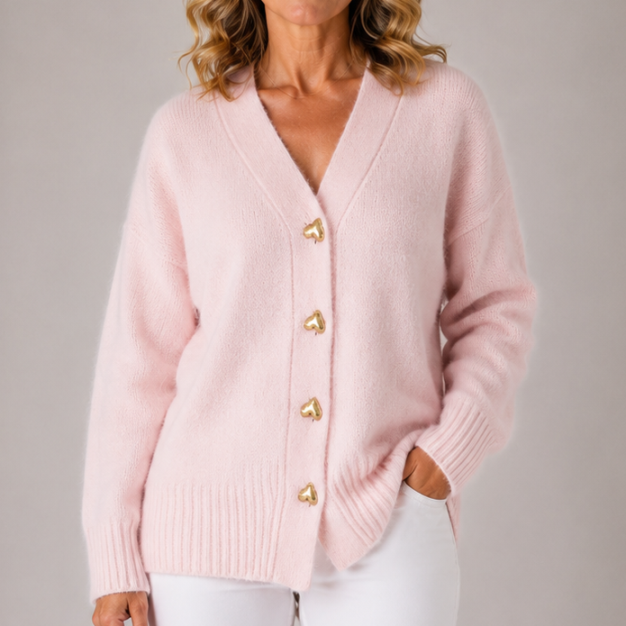 Mabel | Soft-Knit Button Cardigan