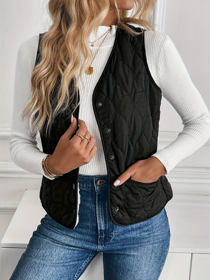 Freya | Cozy Reversible Quilted Vest