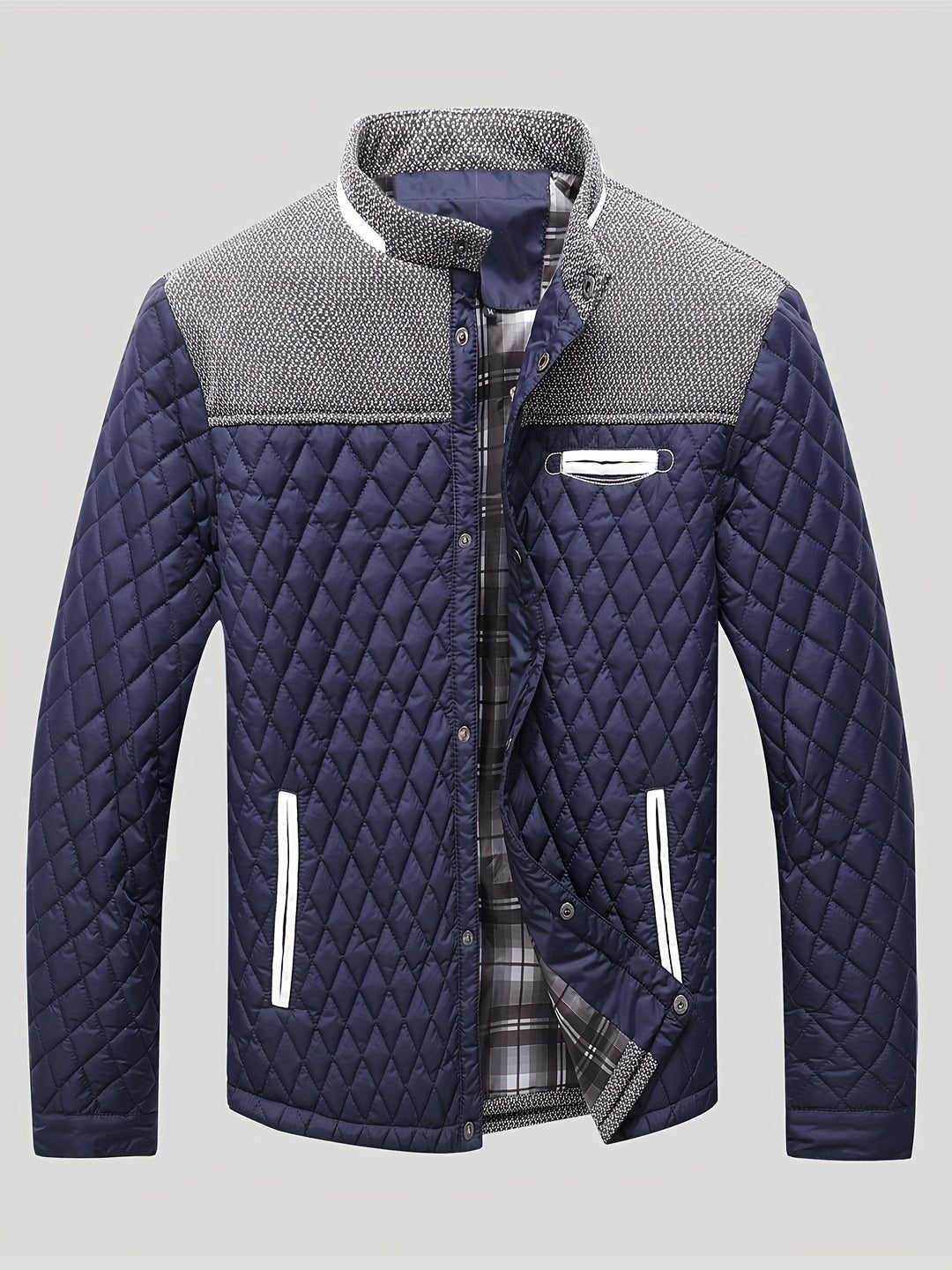 Hollis | Quilted Stand-Collar Jacket