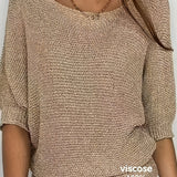 Faye | Relaxed Textured Sweater