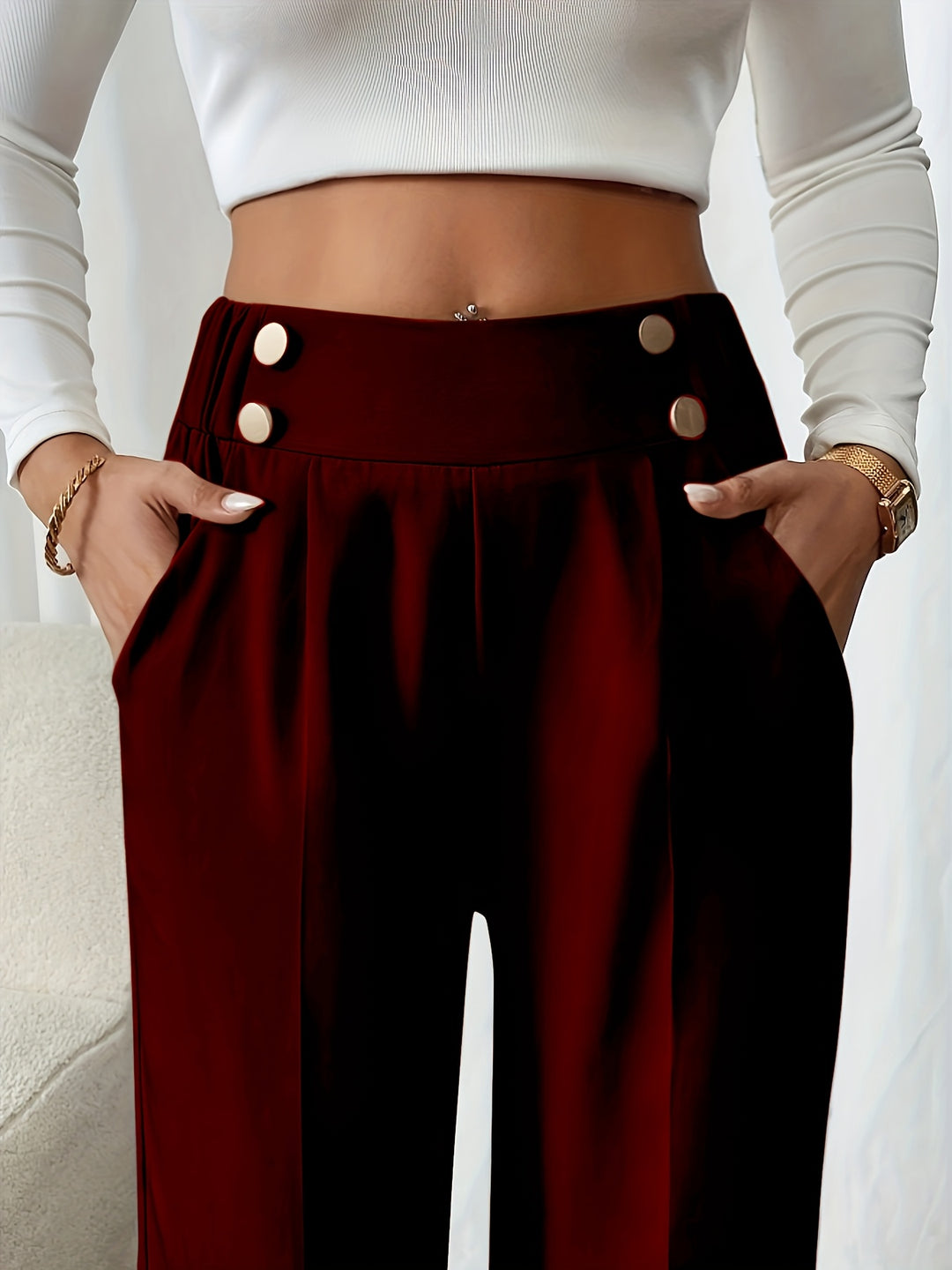 Florence | Tailored Straight-Leg Trousers