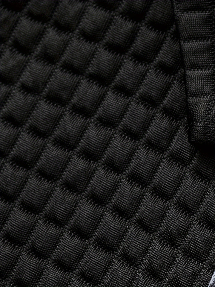 Hollis | Textured Long-Sleeve Polo Shirt