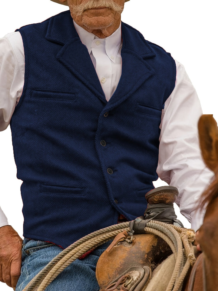 Barnaby | Heritage Herringbone Vest