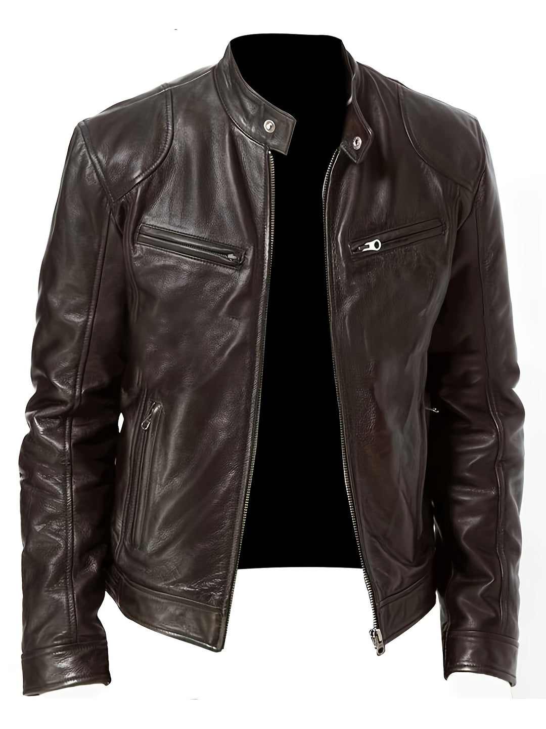 Vaughn | Stand-Collar Moto Jacket