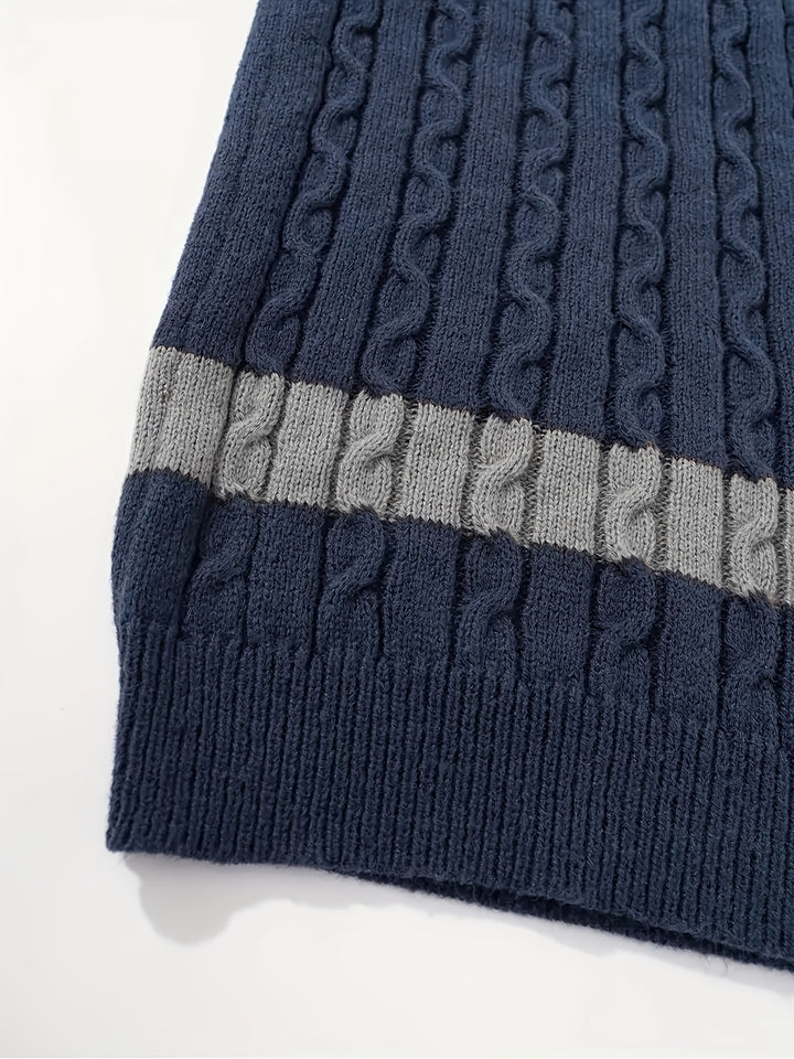 Everett | Textured Colorblock Sweater