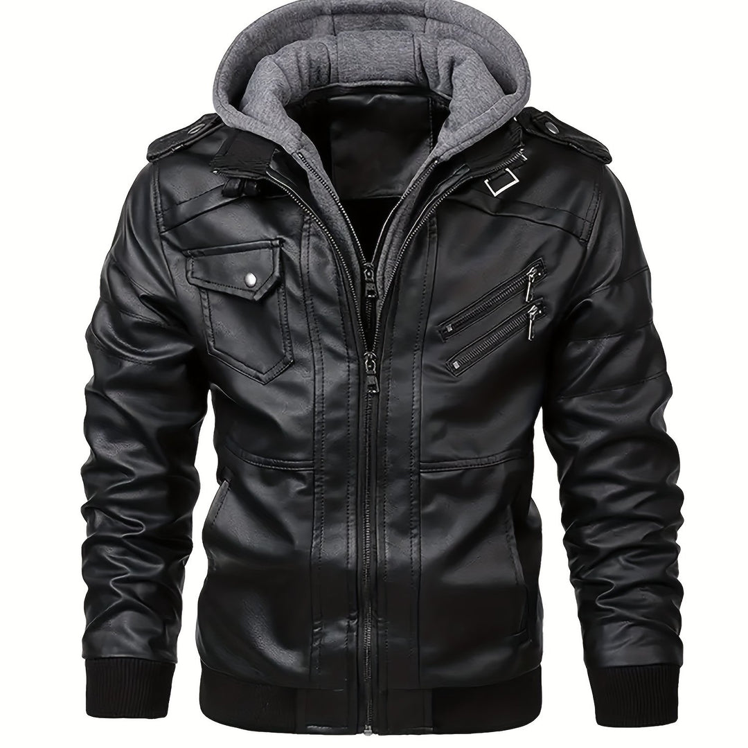 Beckett | Hooded Moto Jacket