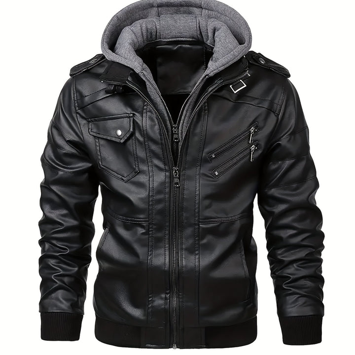 Beckett | Hooded Moto Jacket