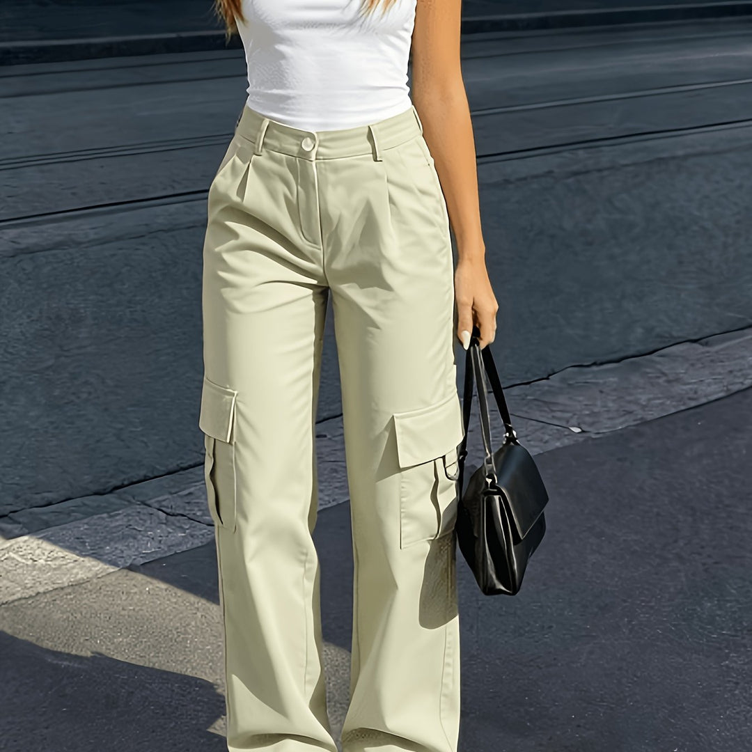 Sabine | High-Waisted Cargo Pants