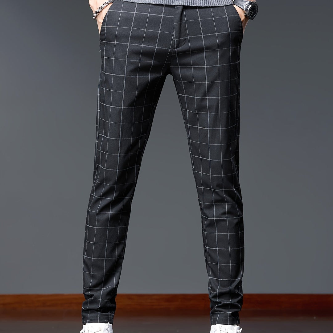 Hugh | Refined Checkered Trousers