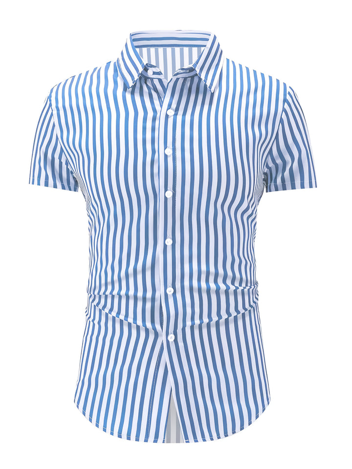Sinclair | Men's Striped Short Sleeve Shirt