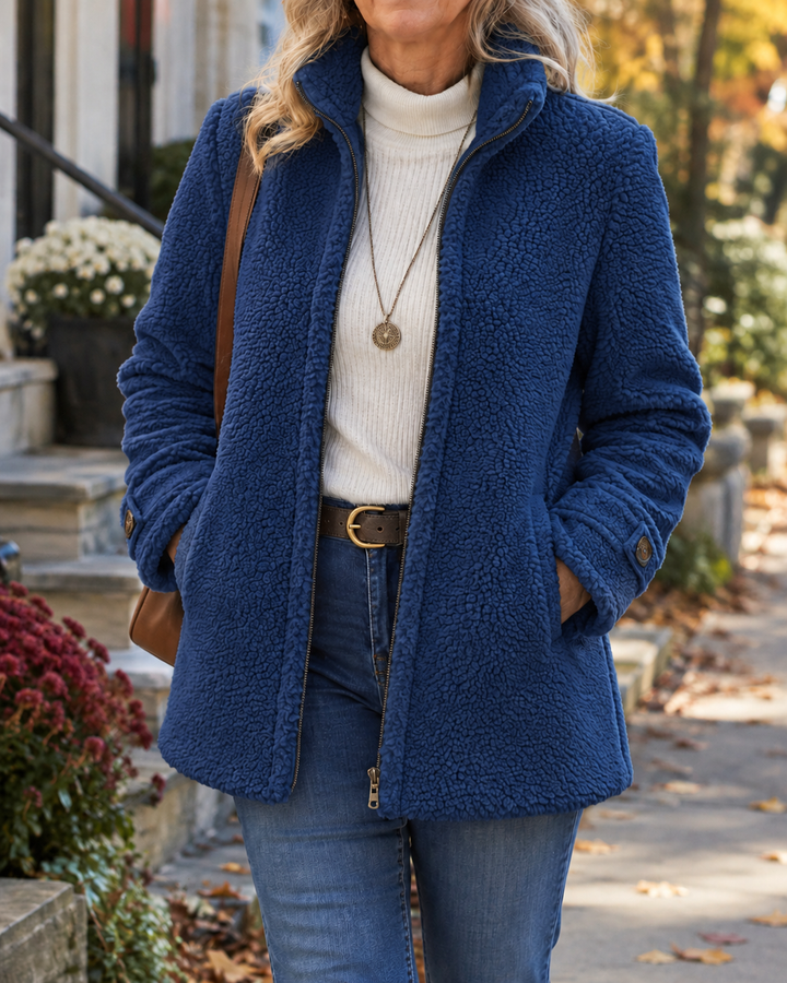 Teresa | Cozy Stand-Collar Zip Jacket