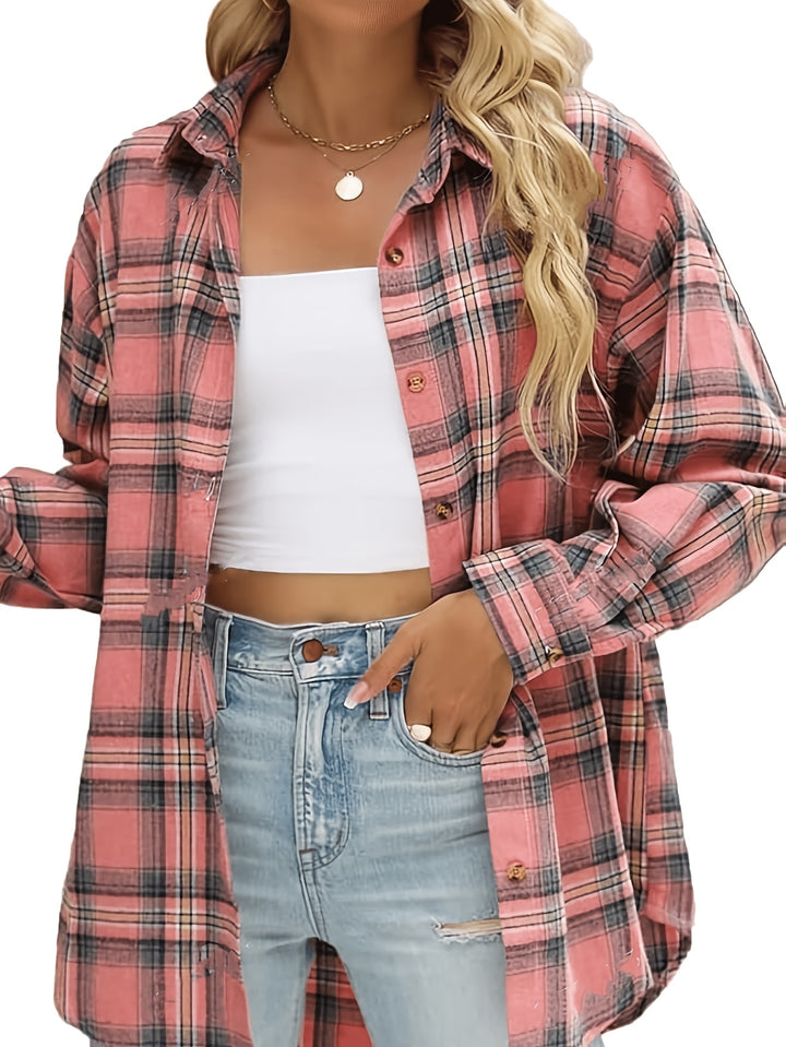 Eloise | Relaxed Plaid Shirt