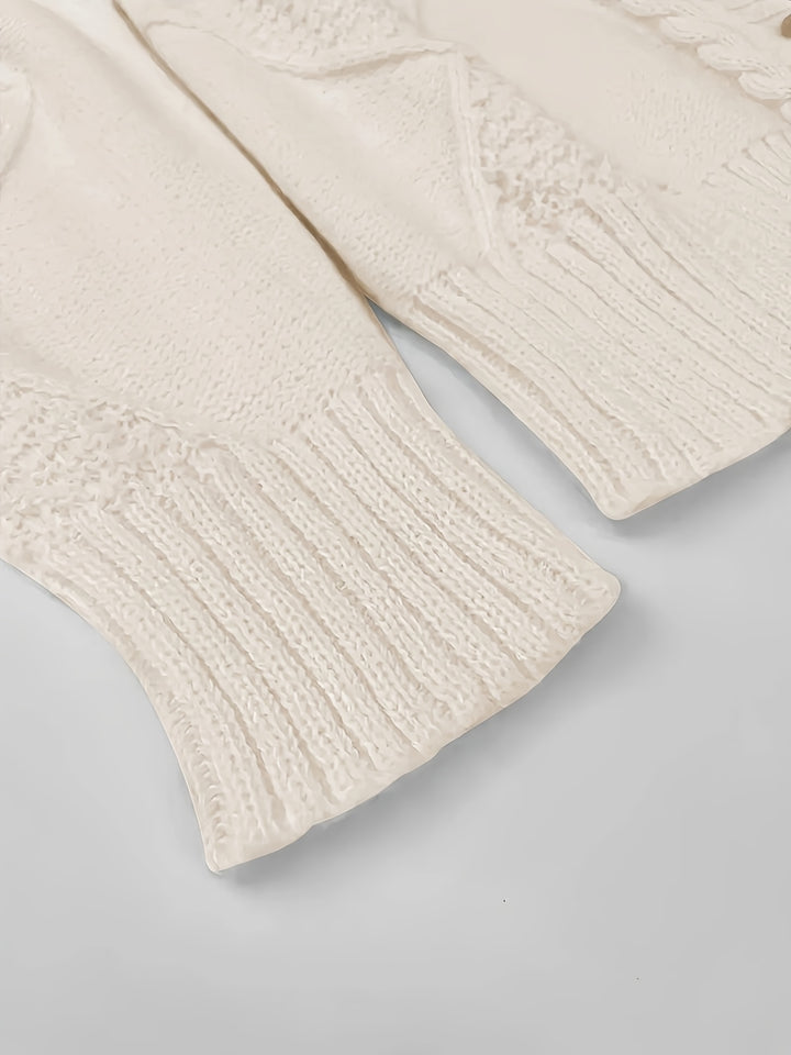 Estelle | Cable-Knit Button Cardigan