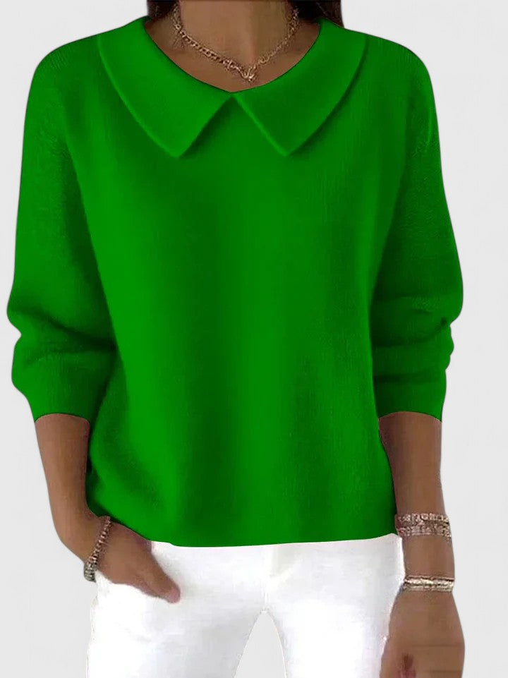 Enid | Refined Collared Sweater