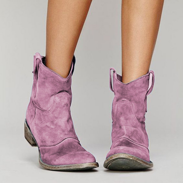 Nora | Comfort Wide-Heel Ankle Boots