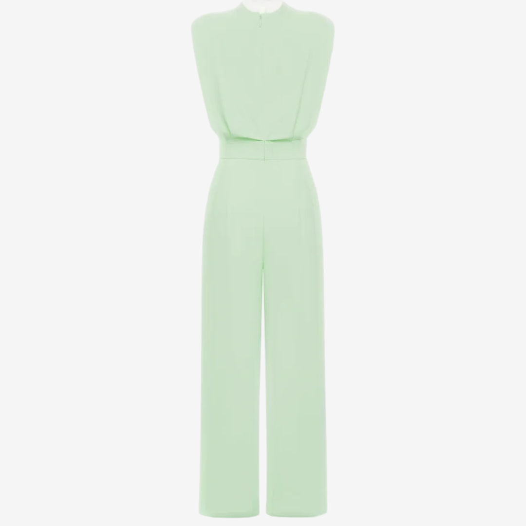 Paige | Women's Defined-Waist Wide-Leg Jumpsuit