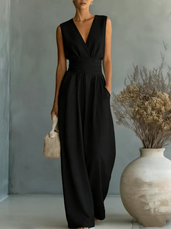 Eleanora | Elegant Wide-Leg Jumpsuit