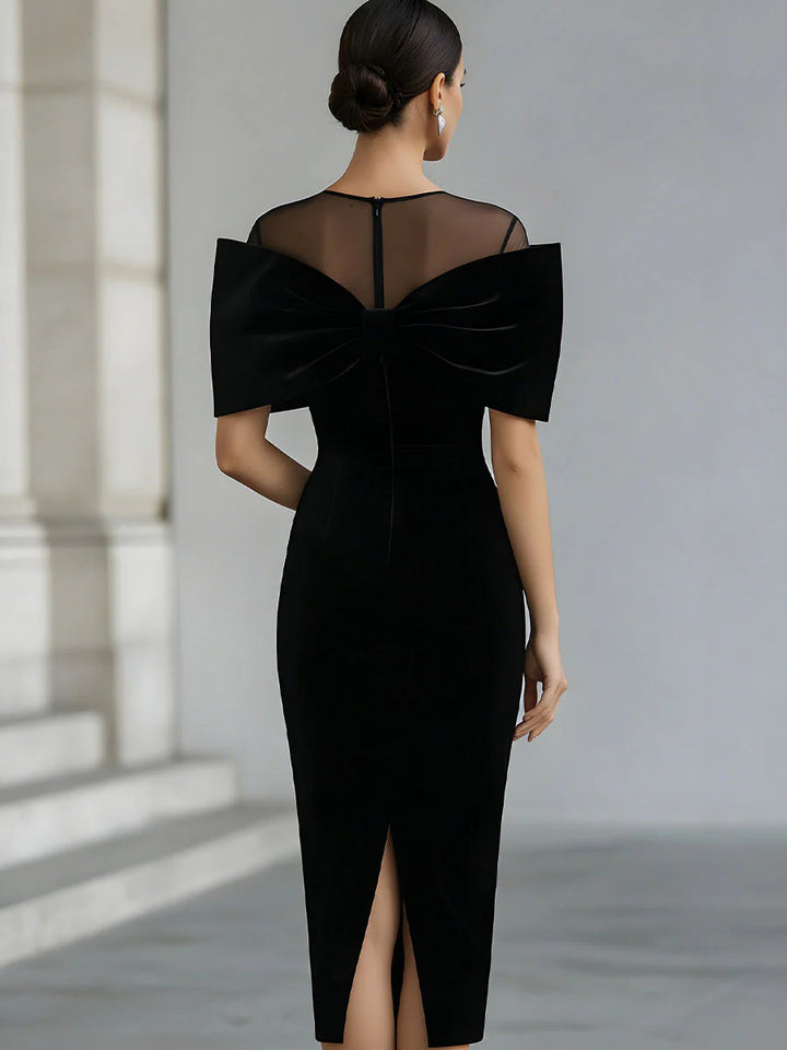 Gwendolyn | Bow-Detail Midi Dress