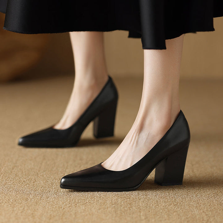 Annora | Pointed Block Heels