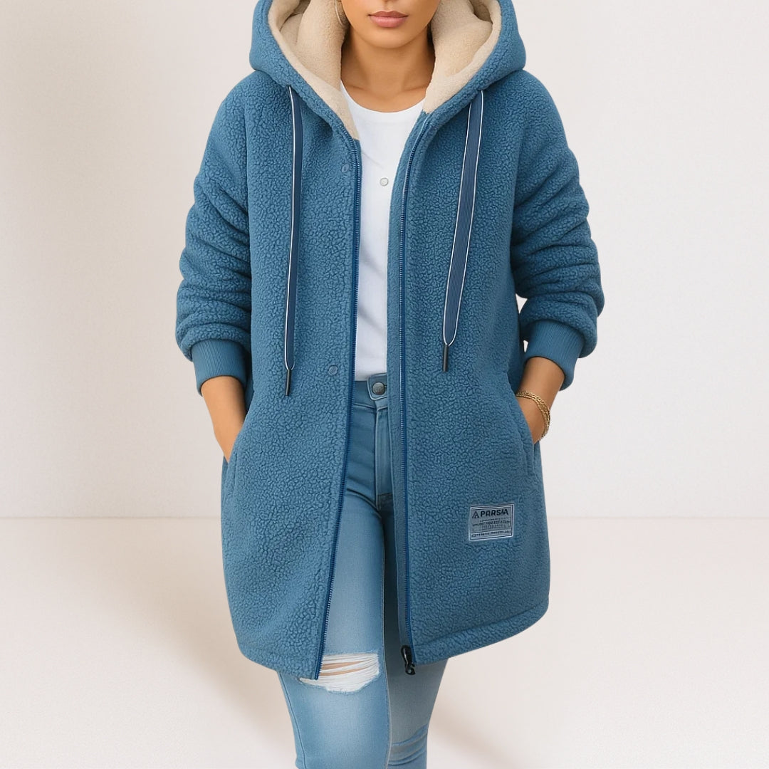 Daphne | Cozy Hooded Zip-Up Jacket